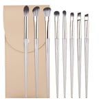 Gold color / 1 Set Unisex Makeup Brush With PU Bag-8 Picture4